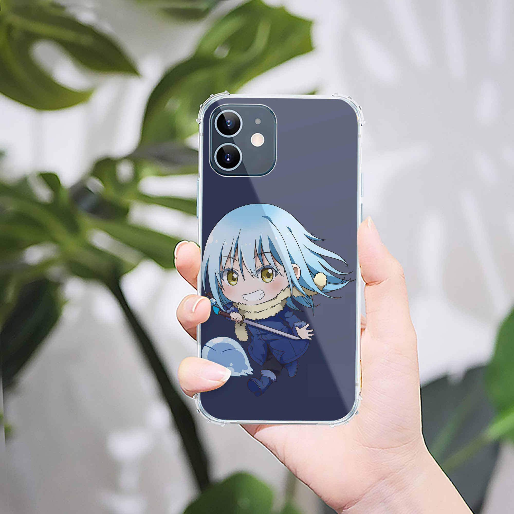 （画像用） 転スラ Regarding Reincarnated to Slime 【iPhone 12シリーズ対応】透明スマホケース（クリアソフトケース）